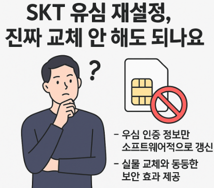 SKT 유심 재설정